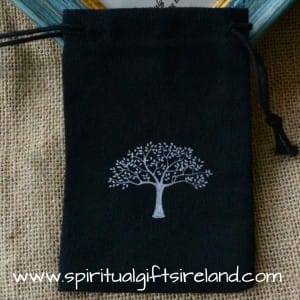 Cotton Gift Bag Drawstring Tree Of Life