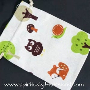 Woodland Forest 100% Cotton Eco Friendly Gift Bags