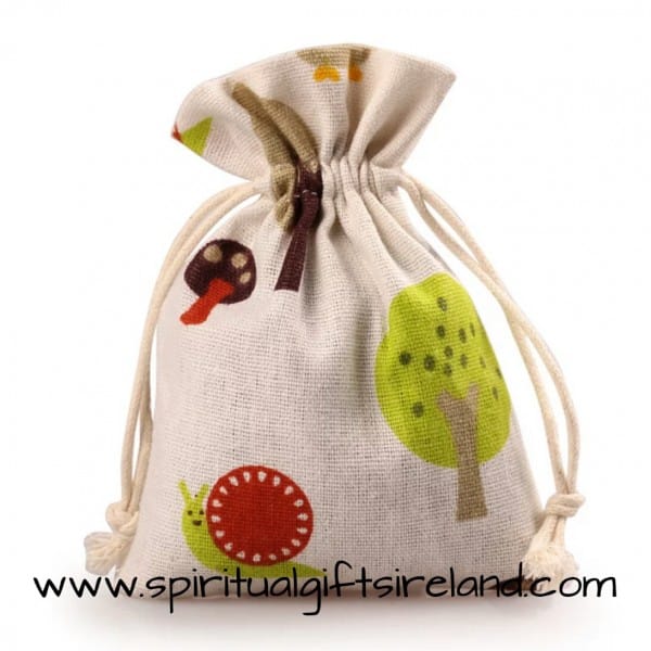 Woodland Forest 100% Cotton Eco Friendly Gift Bags