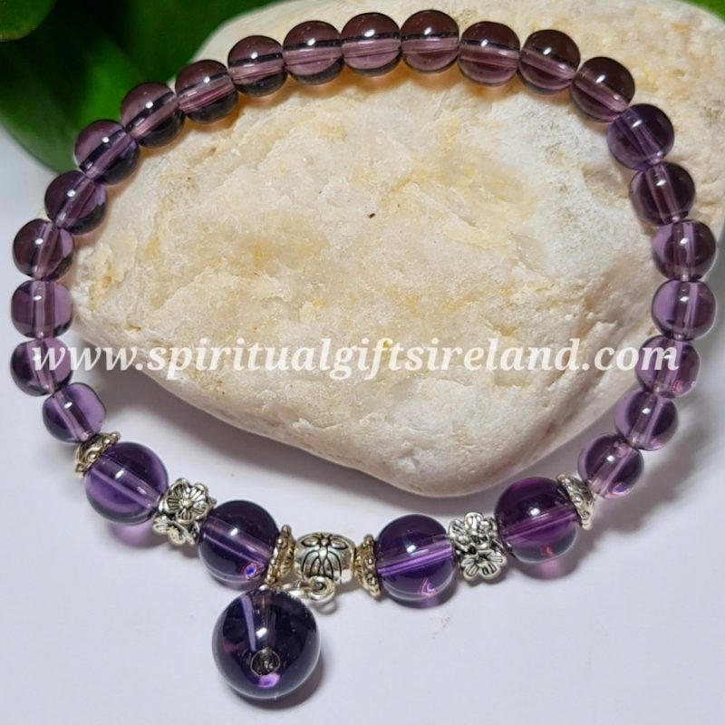 Amethyst Bracelet Dainty Size